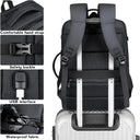 40L Expandable USB Travel Backpack Flight Approved Carry On
