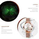Olevs Stainless Mesh Womens Watch