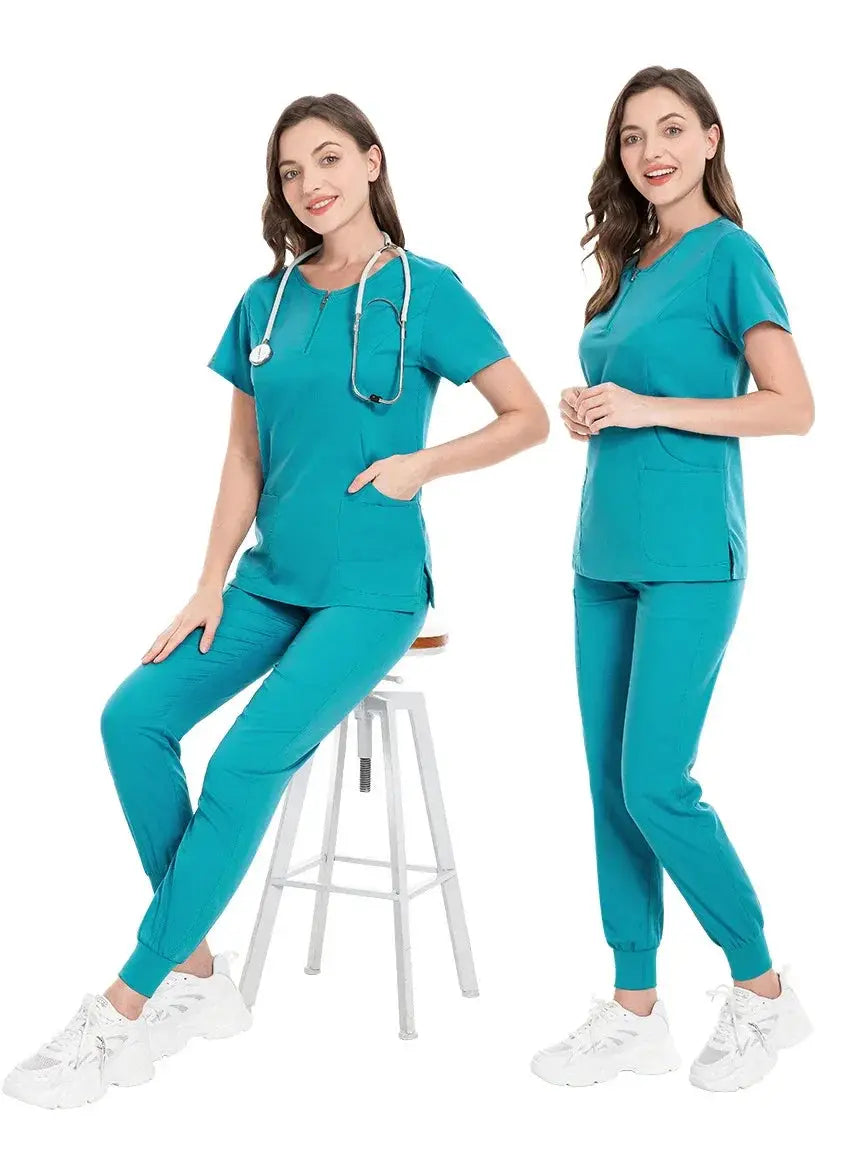 Women's Surgical Scrub Set Medical Nurse Workwear Scrubs