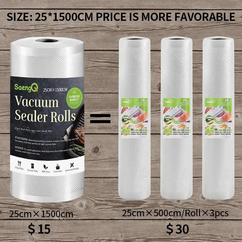 Kitchen Food Vacuum Sealer Bags For Sous Vide Storage