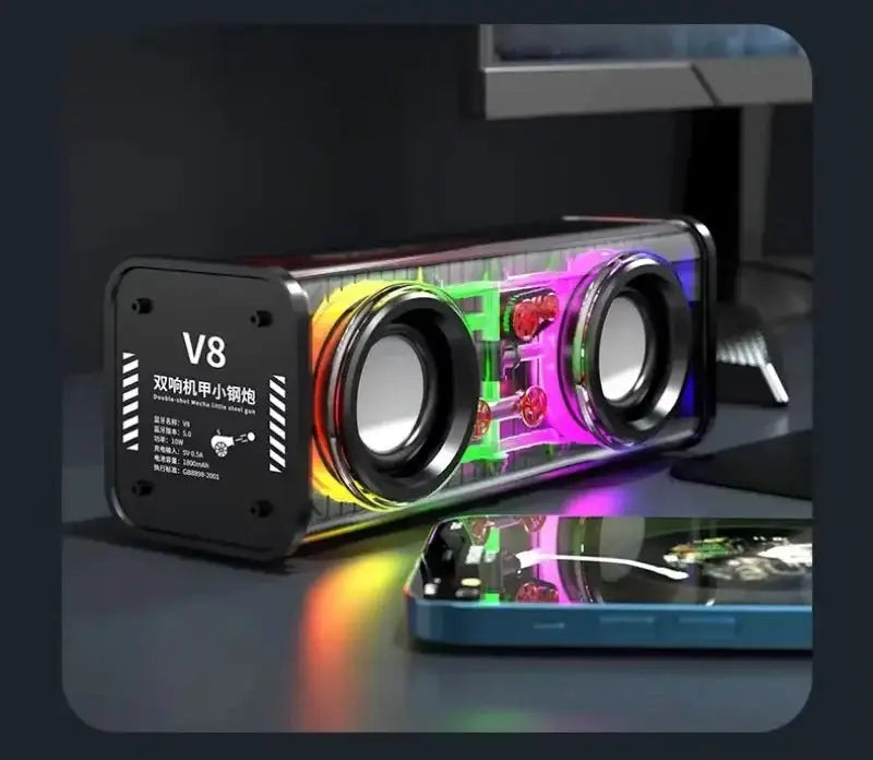 Transparent Speaker Bluetooth RGB — product view 8