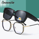 Men's UV400 Polarized Sunglasses Frame for Myopia Drivers