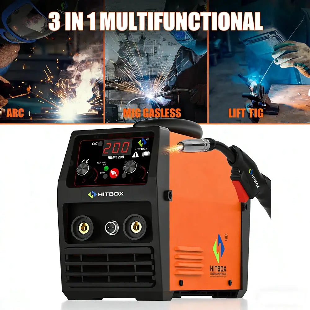 HITBOX HBM1200 Gasless MIG Welding Machine — product view 7