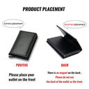 RFID Carbon Fiber Men's Wallet Personalized Security Style
