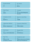 Y1 Wireless Bluetooth Speaker with 2 Microphones and RGB Light