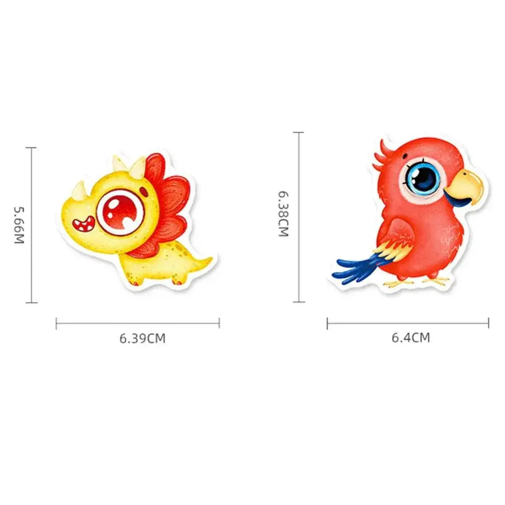 Cute Big Eyes Animal Stickers for Laptop Phone Guitar Decor