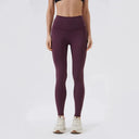Back Pocket Yoga Leggings Women High Waist Pants