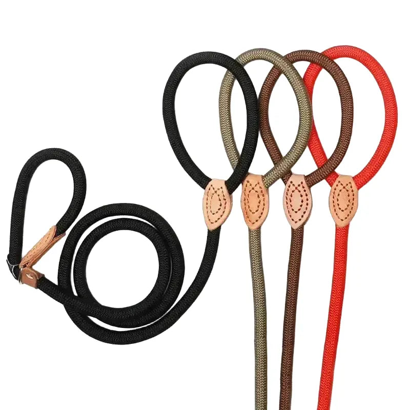 Gentle Correction Leash for Medium Dogs — dark khaki