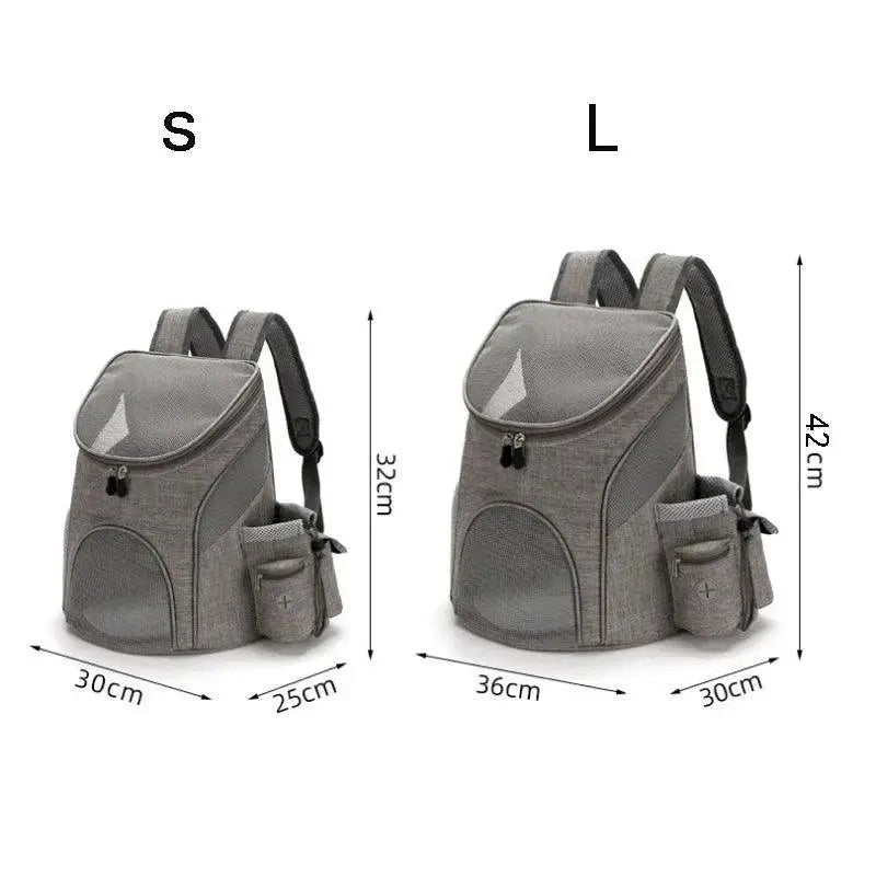 TrailPaw Portable Mesh Dog Backpack Breathable Comfort