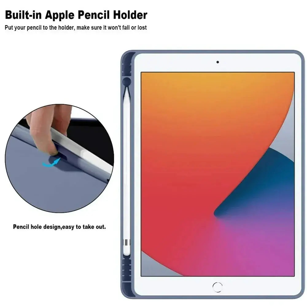 iPad Air 5 Case With Pencil Holder 11 Inch Slim Cover
