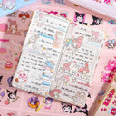 Sanrio Sticker Set With Cinnamoroll And Melody Characters