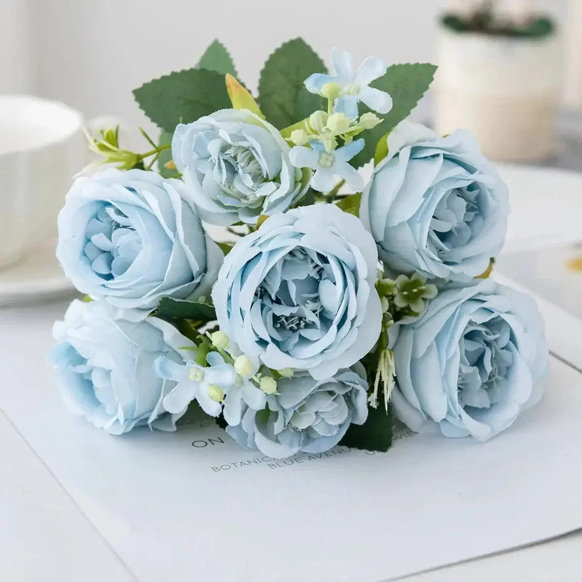 Elegant Silk Peony Bouquet for Weddings and Home Decor
