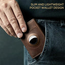 Slim Card Wallet for Men AirTag Tracking