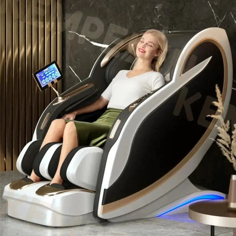 4D-MAX Full Body Massage Chair with 145cm SL Track, Zero Gravity, Airbag Massage & Foot Roller