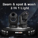 150W/160W/200W Versatile 3-in-1 LED Moving Head Light