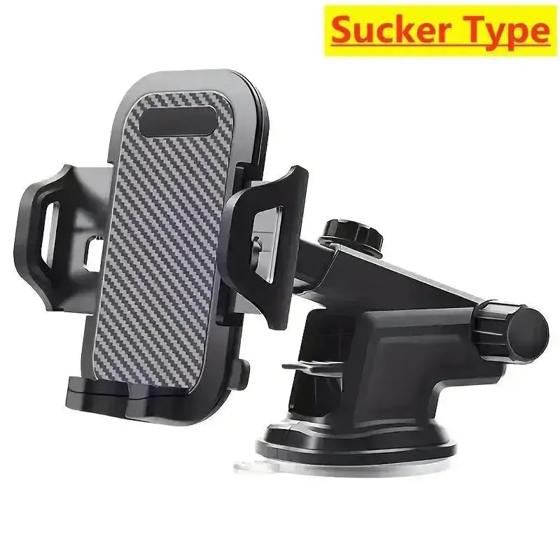 Universal Car Phone Holder 360° Rotation Sucker Mount Cellphone Car Stand Stable Mobilephone Bracket Suction Cup Support in Car