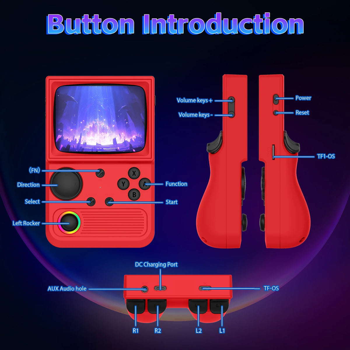 Rg Retro Tv Handheld Game