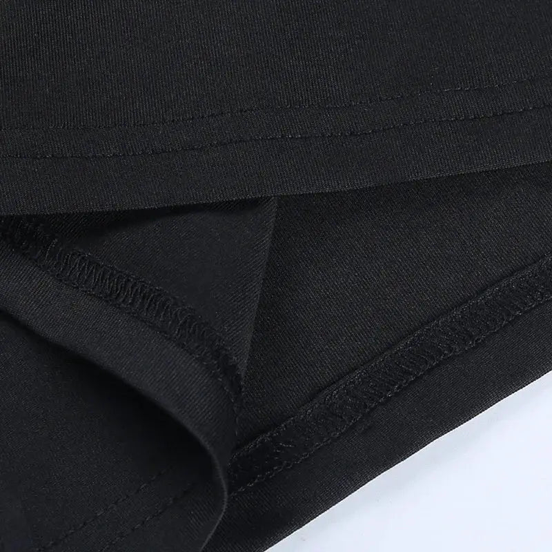 Goth Bandage Midi Dress - Halter High Split — product view 17