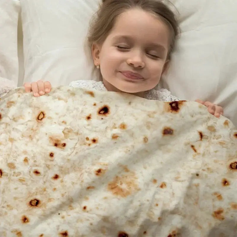 Ochine Tortilla Wrap Blanket Soft Round Throw Cozy Fun