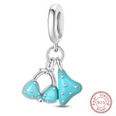 Sterling Silver Blue Purple Butterfly