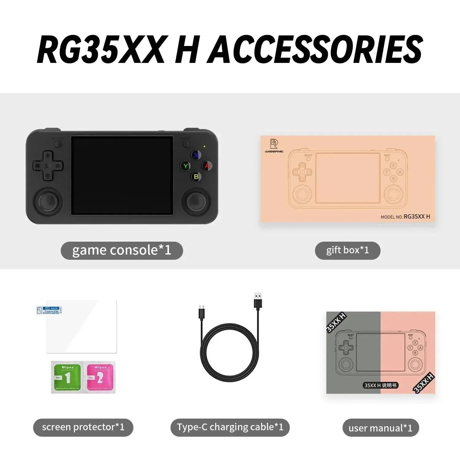 Anbernic RG35XX H Handheld Game Console Retro Gaming 64G