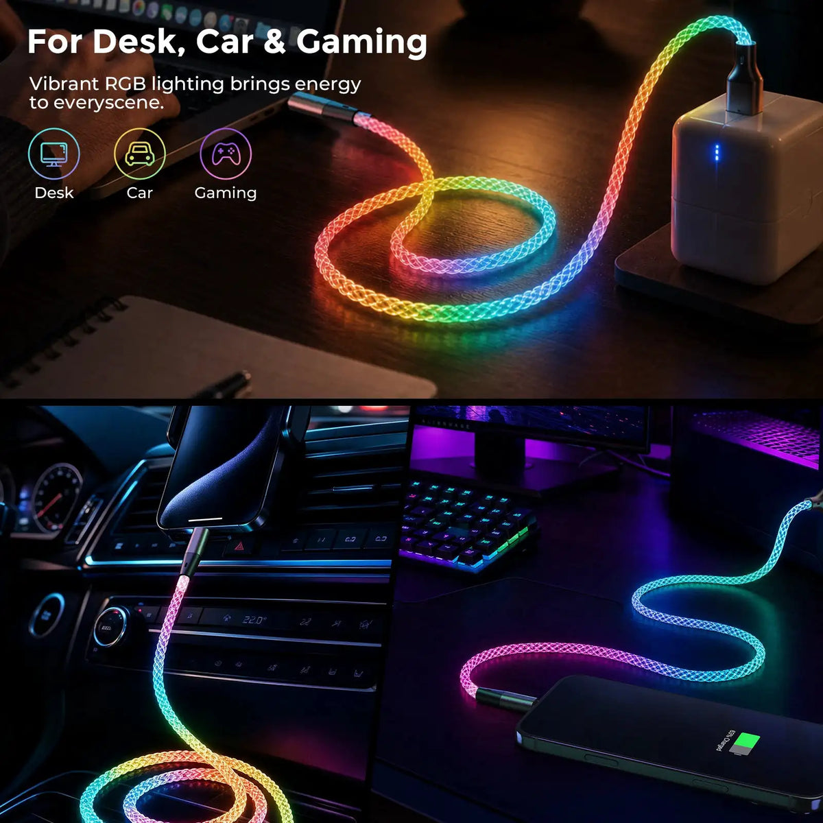Led Metal Cable PD Fast Charge — product view 2