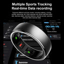 Uhoofit R10 Smart Ring with Charging Dock Men Women Health Sleep Heart Rate Monitoring IP68 & 5ATM Waterproof Multi-sport Mode