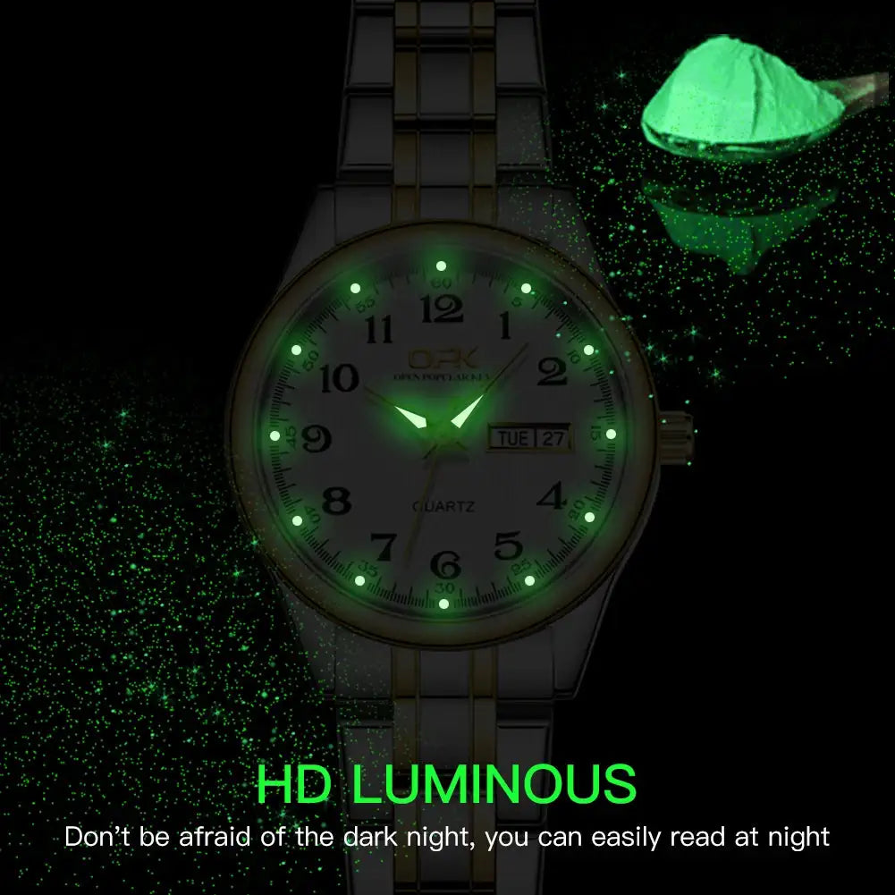 Womens Stainless Steel Quartz Watch