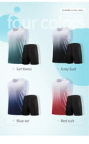 Fitness Clothes Men's Ice Silk Quick-Dry Vest Set T-Shirt
