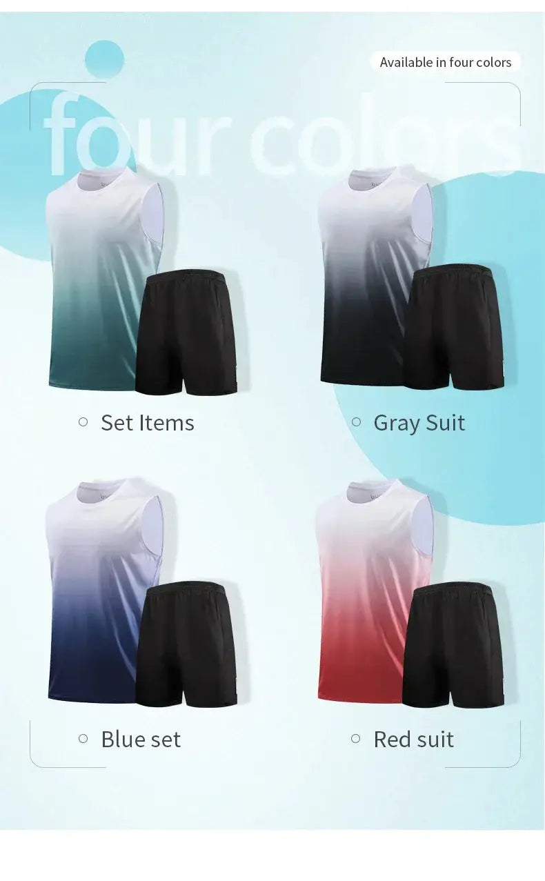 Mens Ice Silk Quick-Dry Vest for Gym — product view 13