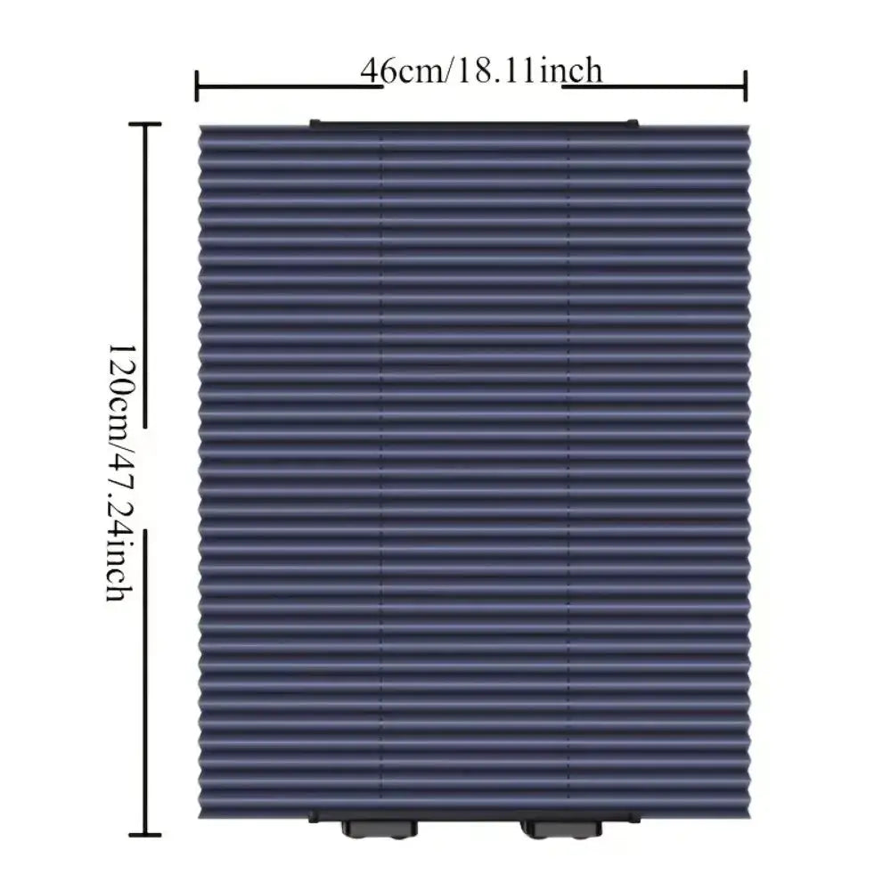 Aluminum Car Sunshade Curtain, Automatic Retractable UV Protection, Heat Insulation, Easy Installation, Universal Fit