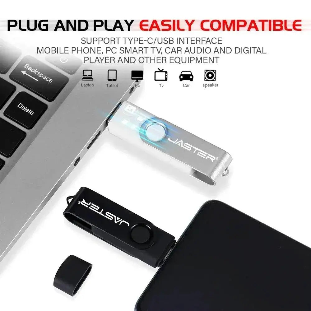 Jaster Type C USB Flash Drive High Speed Pen Drive Business