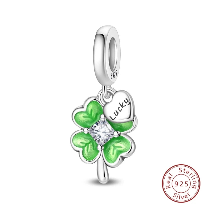 Sterling Silver Lucky Four Leaf