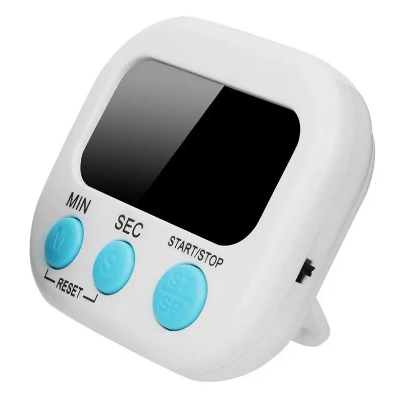 LED Counter Display Alarm Clock Manual Electronic Countdown Sports Magnetic Digital Timer Kitchen Cooking Shower Study Stopwatch