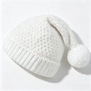 Pompom Knit Winter Hat