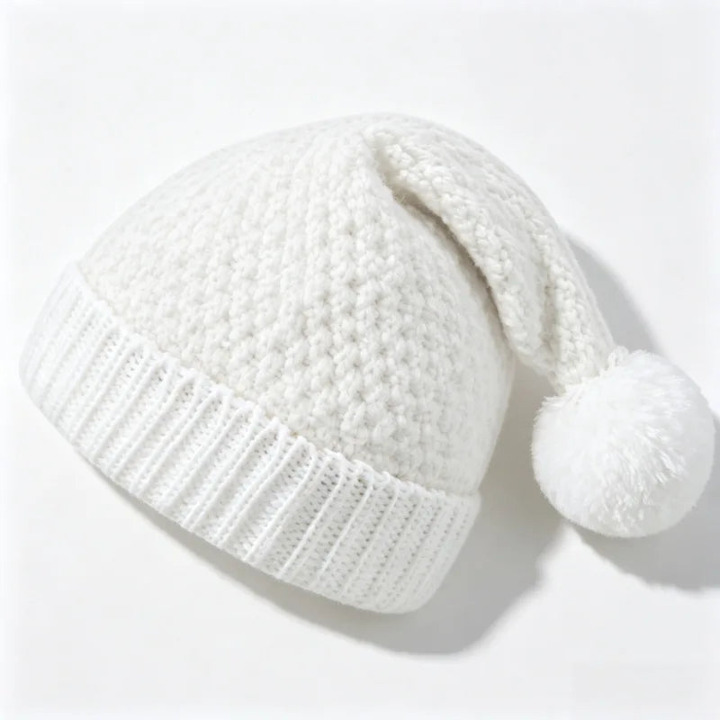 Pompom Knit Winter Hat