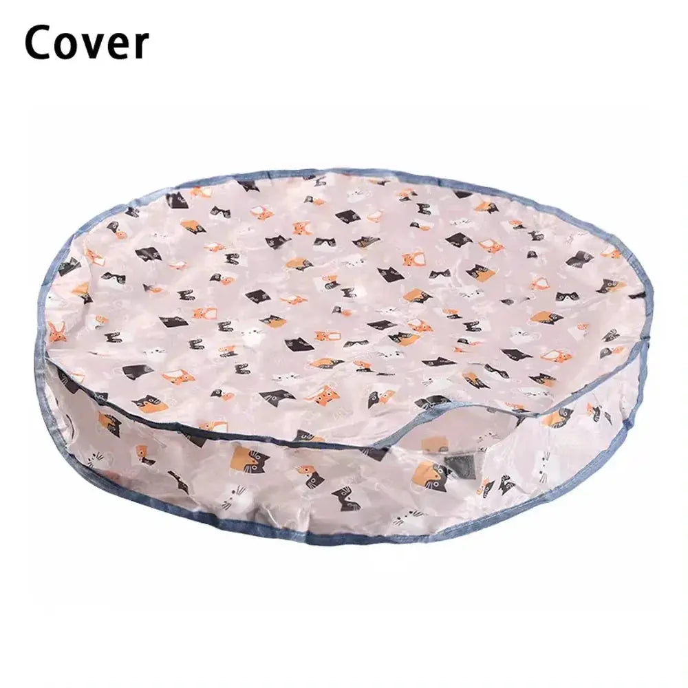 Interactive Cat Toy Ball Fast Rolling Pouch Kitten Toy