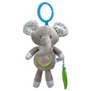 Sensory Plush Animal Rattle and Teether Toy for Babies