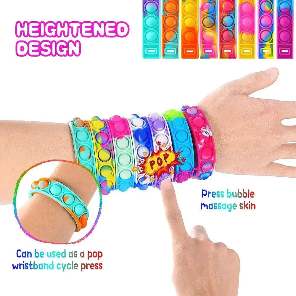 Fidget Pop Bracelet Bubble Sensory Stress Relief for Kids - OurLum.com