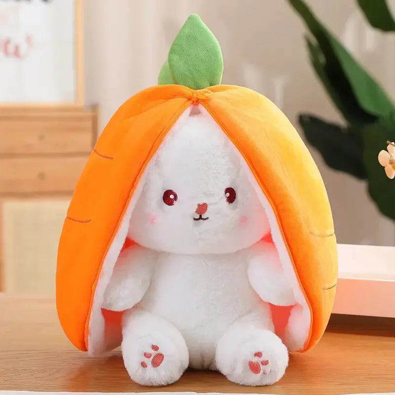 Transformation Fruit Rabbit Plush Toys With Sleep Pillow