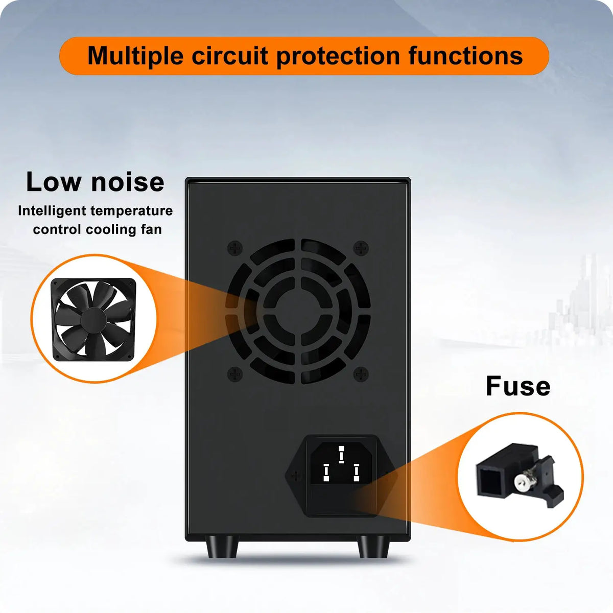 Adjustable DC Bench Power Supply for Electronics — product view 5