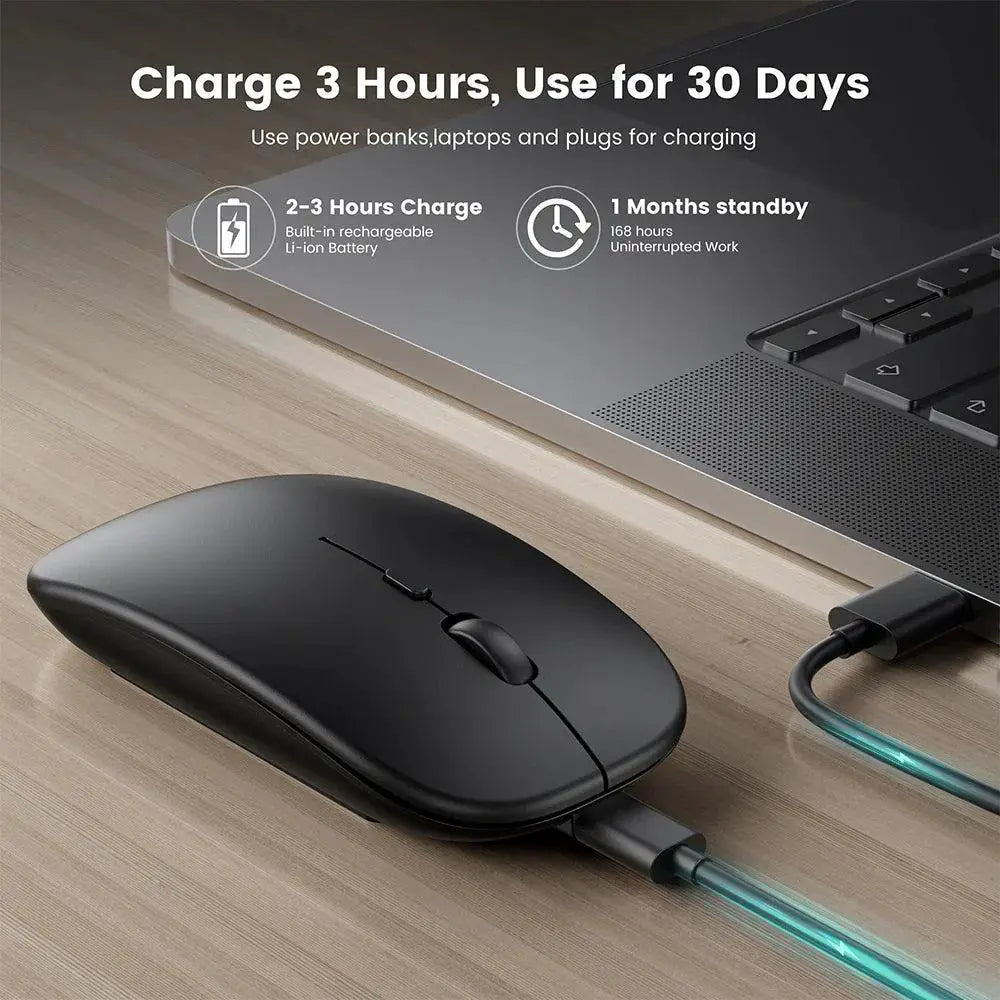 Ergonomic Silent Bluetooth Mouse With Accurate DPI - OurLum.com