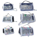 Portable Bird Travel Pet Carrier with Feeding Cup and Stand