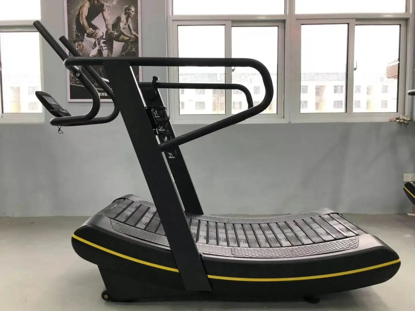 SRJOIN-Powerful Commercial Powerless treadmill, Silent, Private Education Studio, Household Curved Arc, Gym