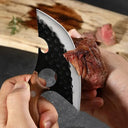 Versatile Stainless Steel Boning Knife With Wood Handle