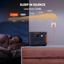 Jackery E1000AC 1050Wh Portable Power Station with 2x 200W Solar Panel & 5m Extension Cable, 1500W Pure Sine Wave AC Output, 3000W Surge, LiFePO4 Battery, 100W USB-C and Fast Recharge for Camping, RV Trips and Home Emergency