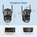 Smart Dual-Lens Outdoor Camera for Home