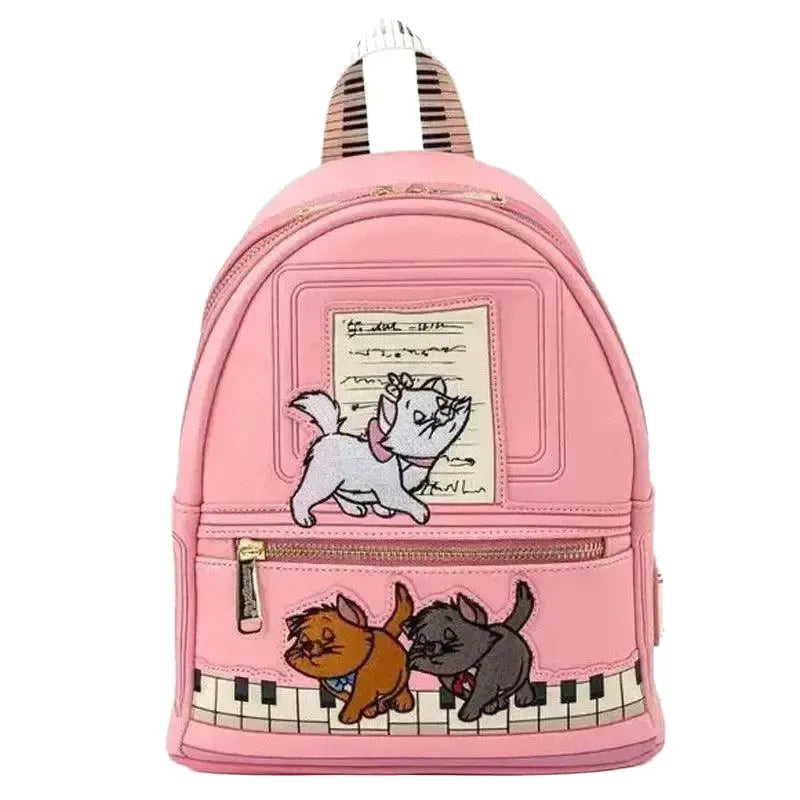 Durable Stitch Cartoon Backpack for Fans — Burgundy