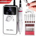 45000rpm Electric Nail Drill Machine: Portable Gel Remover