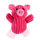 Plush Dog Toy Animals Corduroy Bite-Resistant Squeaky Toys